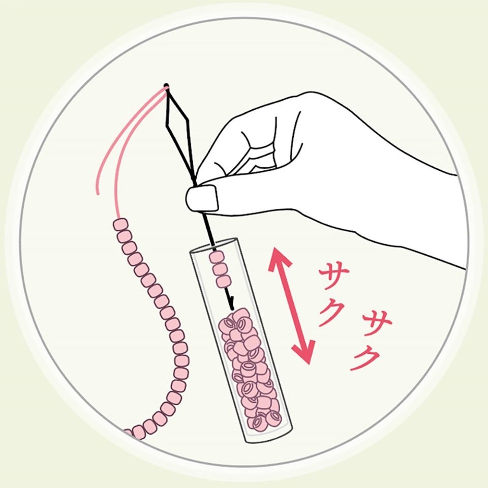 現貨 日本Clover穿珠針二入組 特小珠適用