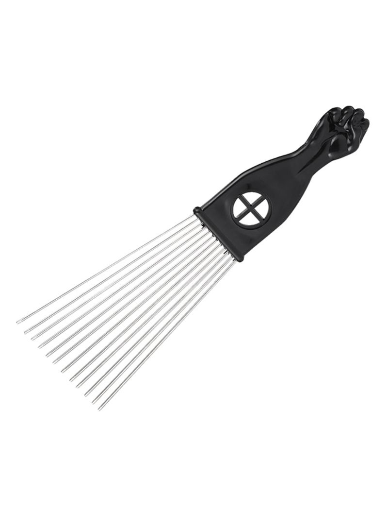 Metal Afro Comb