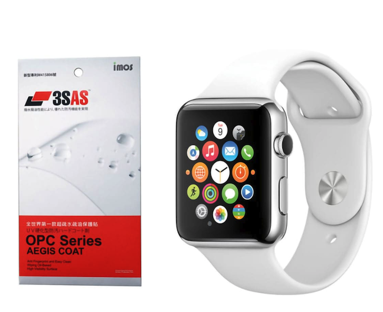 imos  Apple Watch 4 ( 44mm)  疏油疏水 螢幕保護貼 兩入組