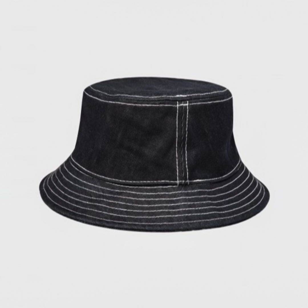 ACNE STUDIOS 深藍經典logo笑臉漁夫帽