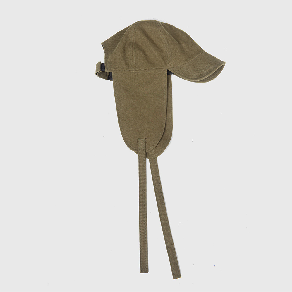WIRE COTTON EAR FLAP CAP