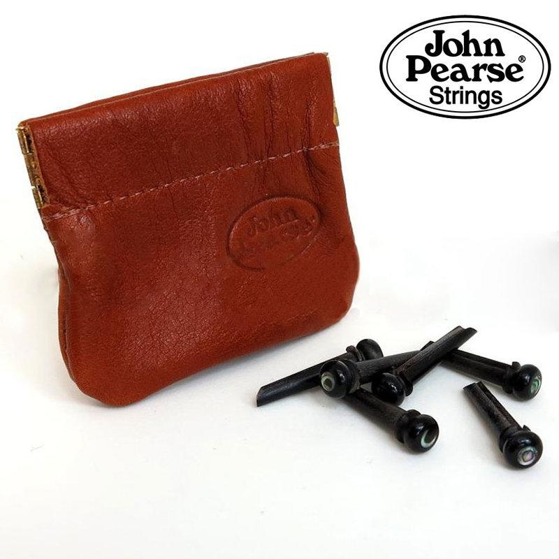 John Pearse JPOP-PIN-HA 水牛角 弦釘 (附皮質收藏袋)