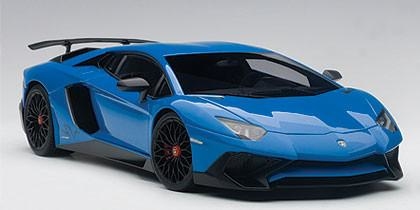 1/18 AUTOART LAMBORGHINI AVENTADOR LP750-4 SV (BLU LEMANS/BLUE) (74559)