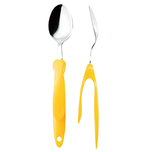 日本製【青芳】變形手柄湯匙 (度身調節手型)