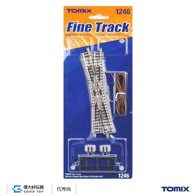TOMIX 1246 Fine Track Electric Double Slip Points N-PXL140-15(F)