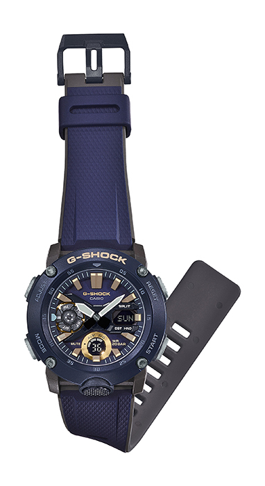 萬年鐘錶 - G-SHOCK  碳纖維核心系列電子錶   GA-2000-2A  錶徑 : 48.7 mm