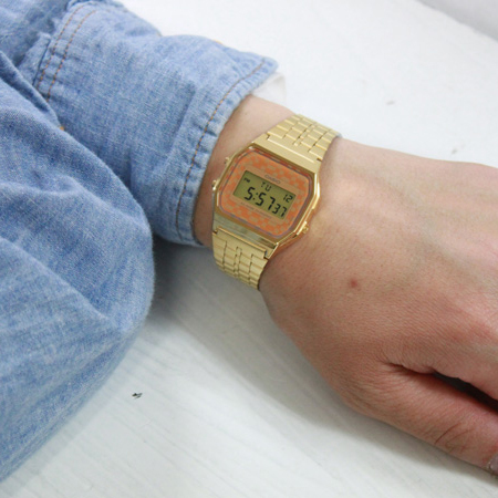 Casio A159WGEA-9 Boy Size Gold Digital Vintage Watch ( Japan Made )