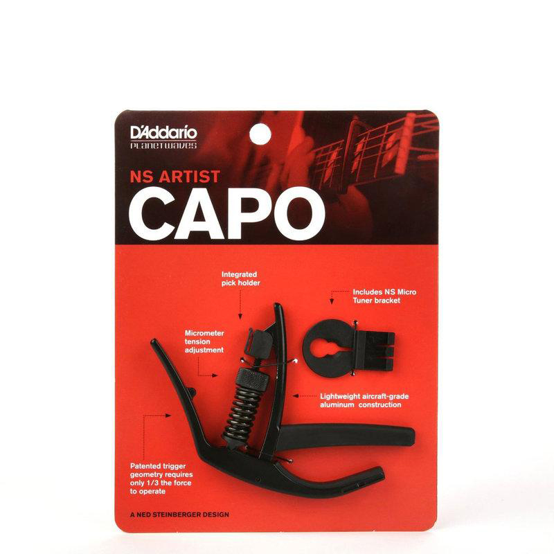 美國 Planet Waves PW-CP-10 移調夾 微調鬆緊 Artist 黑色鋁製