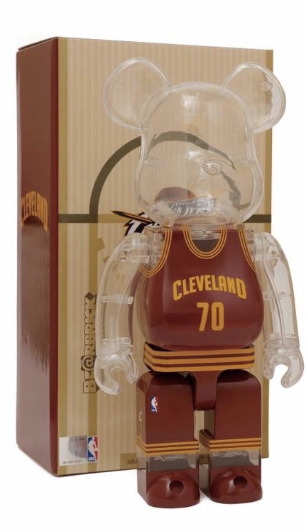 Bearbrick 400% NBA - Cleveland Cavaliers -CAV