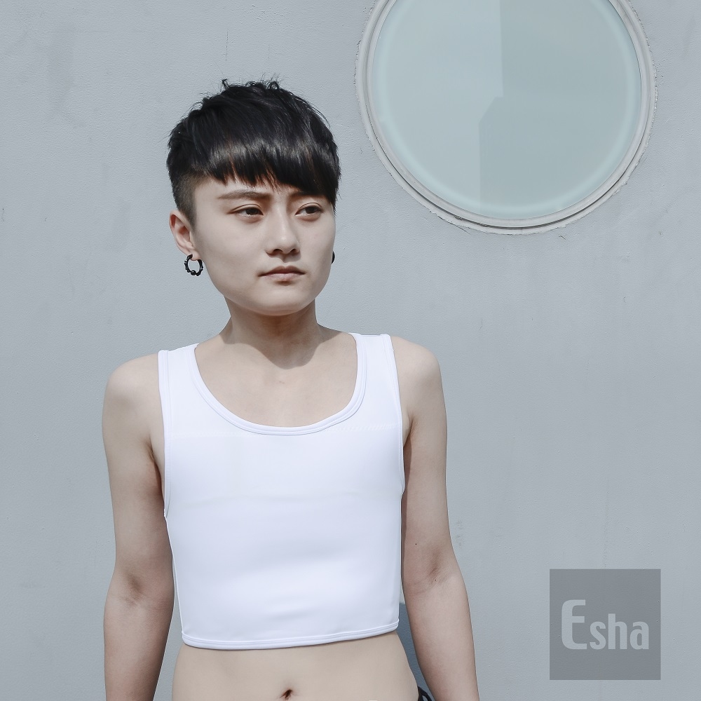 舒適型系列-靜音魔貼-背心短版束胸【T020】