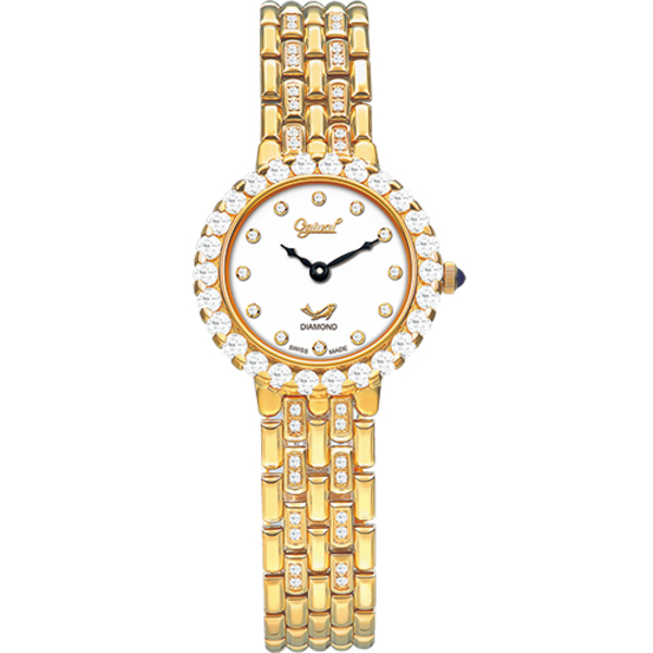 萬年鐘錶 - Ogival 愛其華  冷翡翠珠寶系列女錶  3811DLK   錶徑 27.5 mm