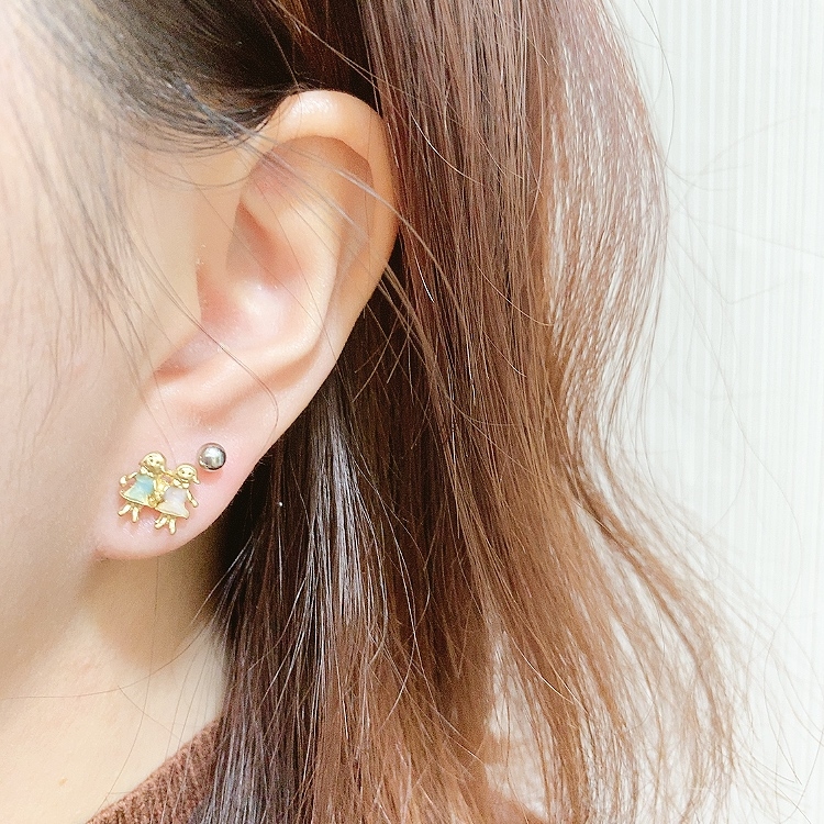 雙生兒耳環/戒指 (網站限定優惠)