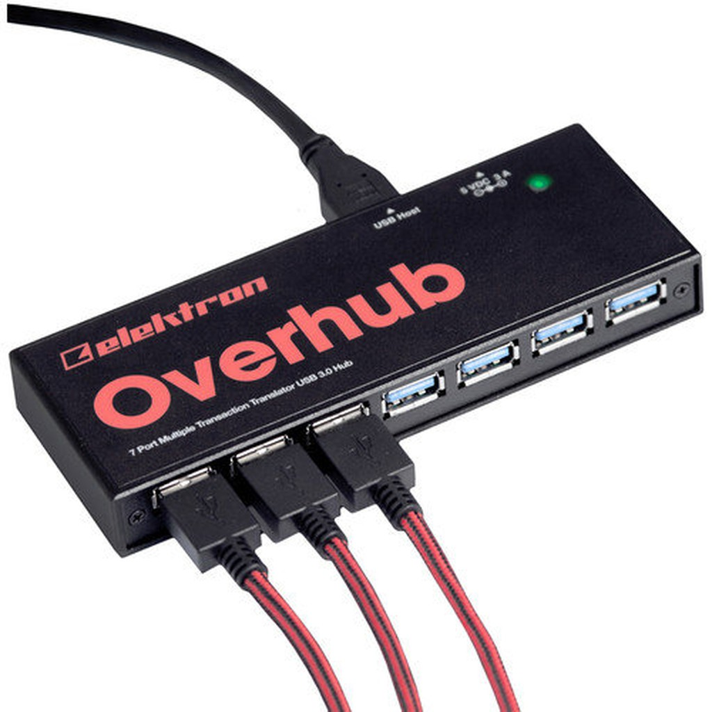 原裝進口 Elektron Overhub 專業USB集線器 7-port USB 3.0 Hub