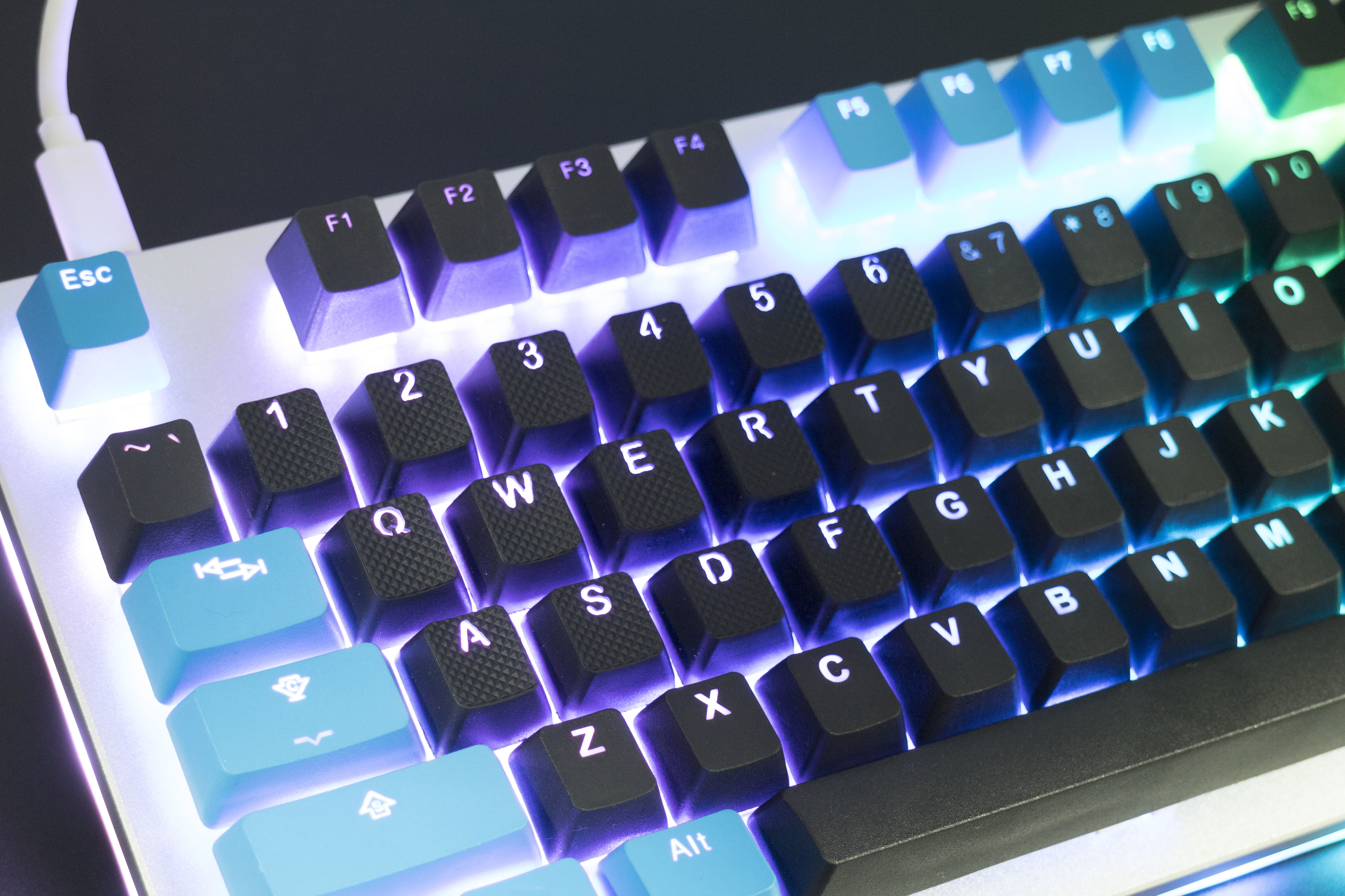 Taiki A-tyan 無線KeyballBLE In Stock] KeyKobo Taiji Translucent Doubleshot Keycap Set