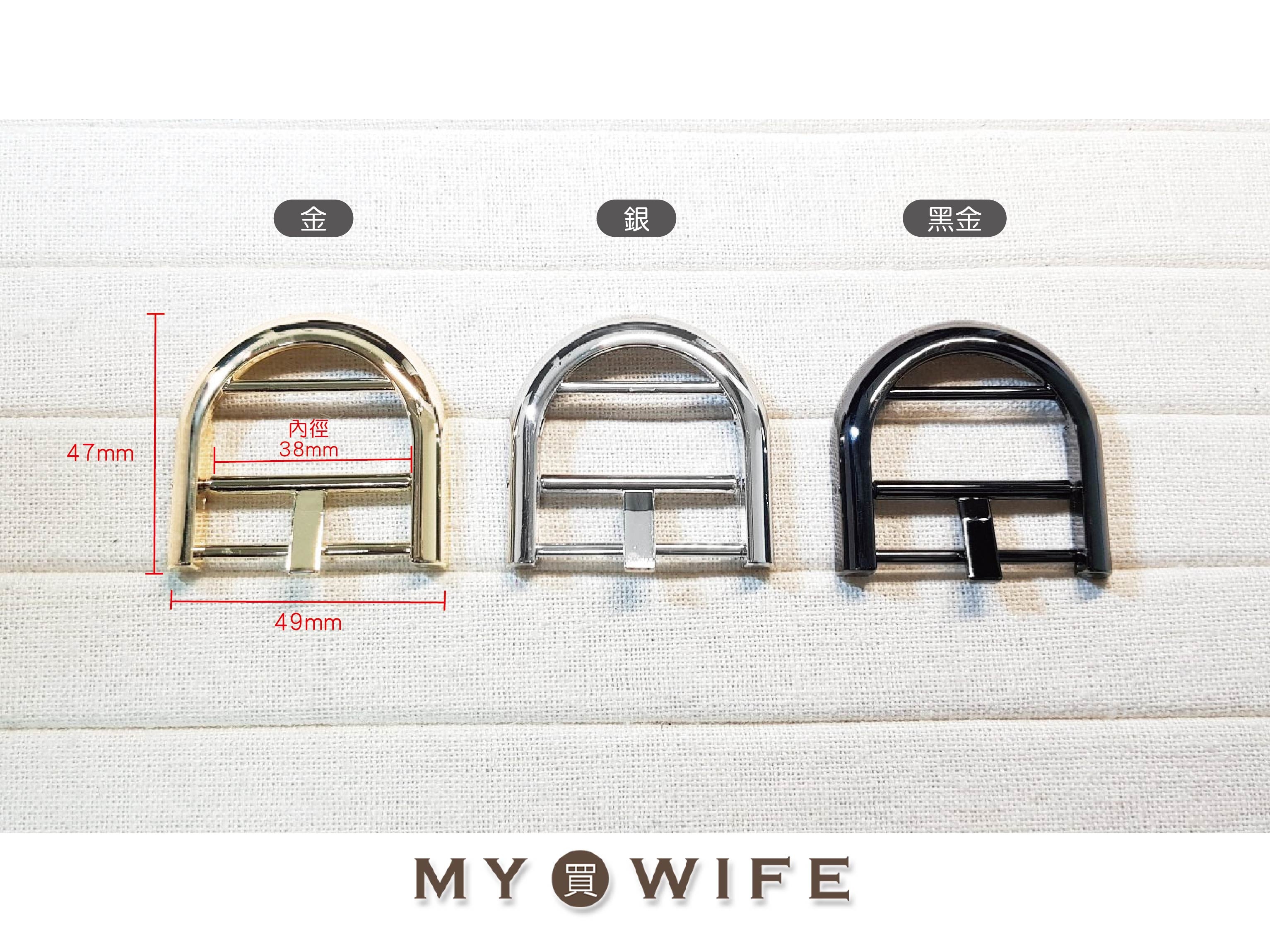 1.5吋(38mm)合金針扣_3色【CY-3533】