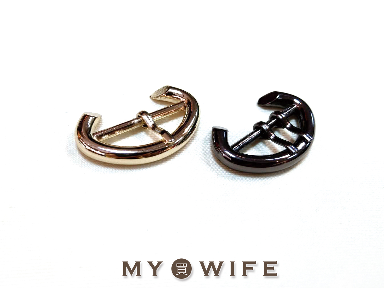 1.2吋(32mm)橢圓缺口合金針扣_2色【EP-B040】