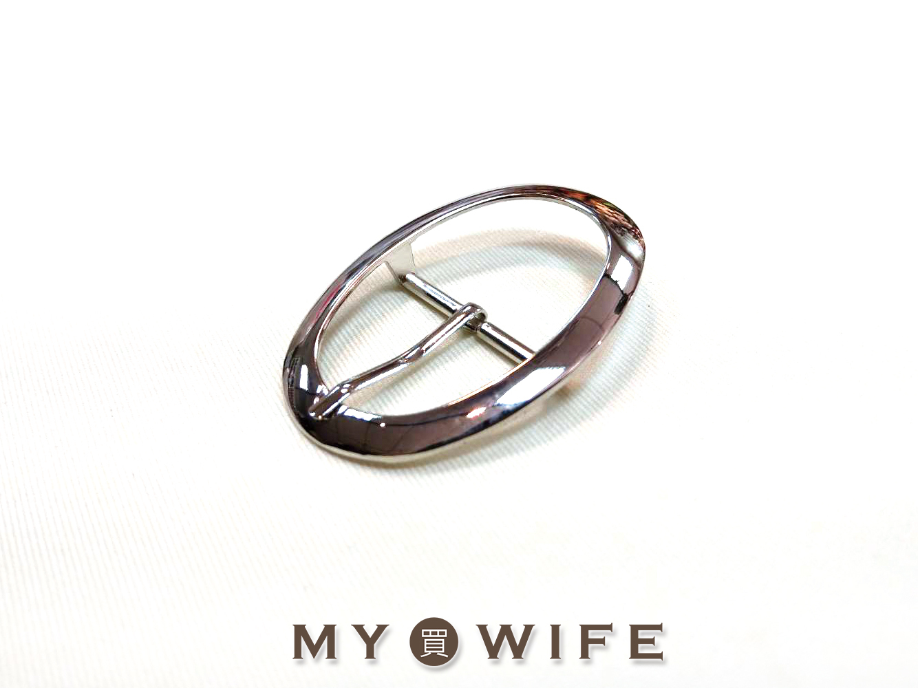 1.2吋(32mm)橢圓合金針扣_銀色