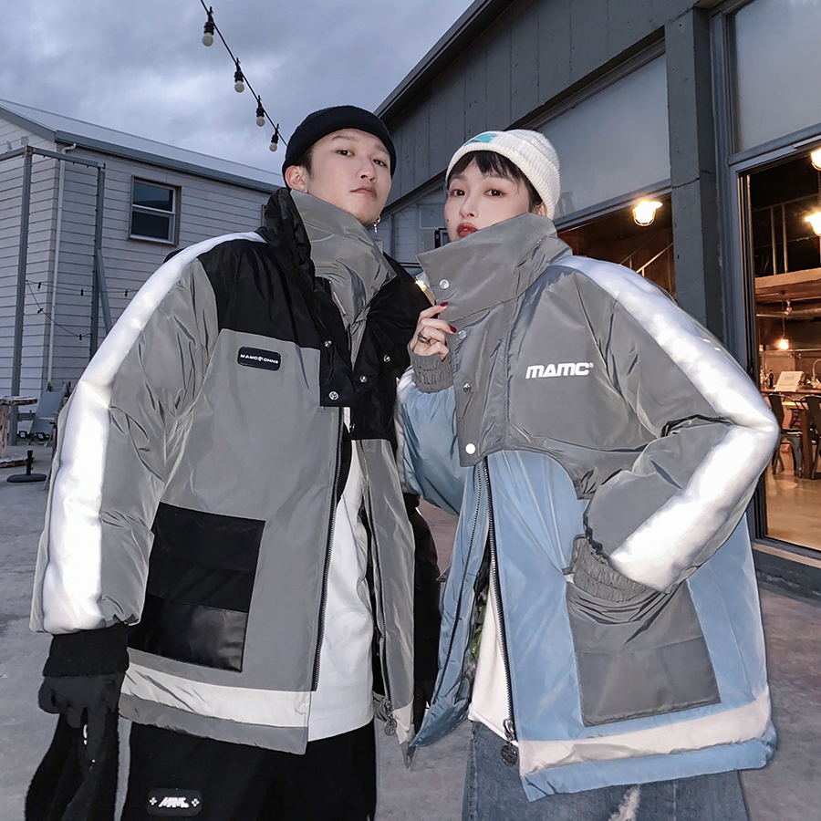 【 MAMC | IRREGULAR COAT 雙高領透明袖解構拼接外套 】