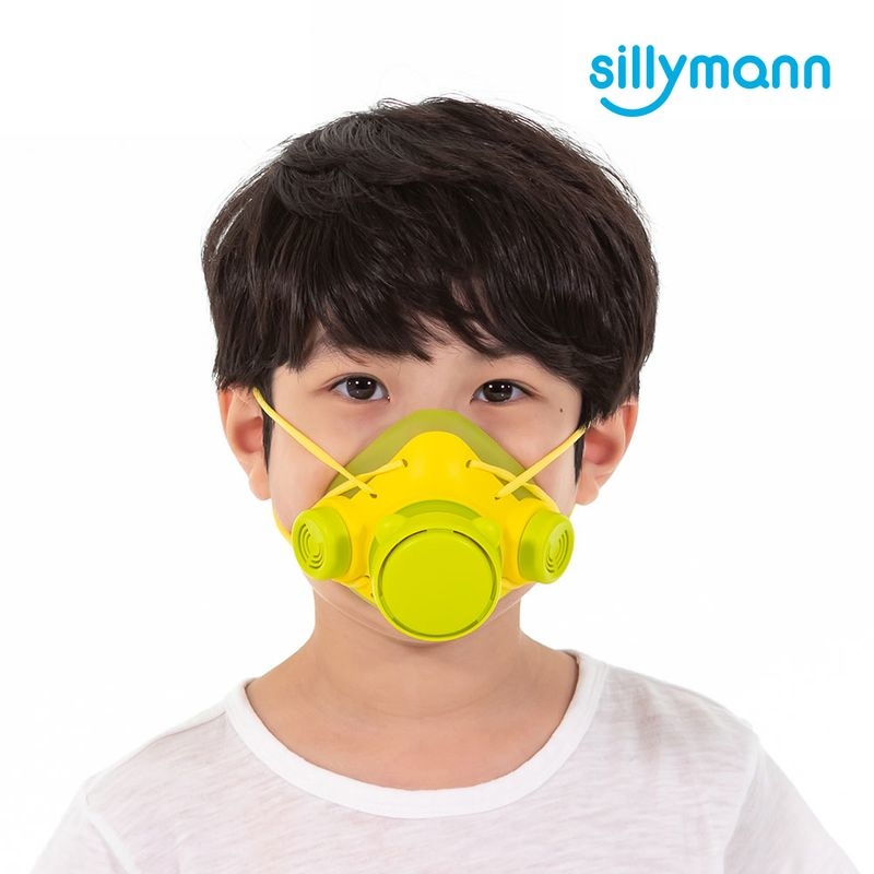 【韓國sillymann】 100%鉑金矽膠防霧霾口罩-2色