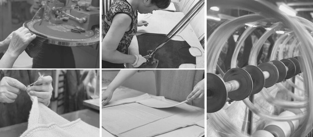 台灣針織師傅層層把關每一件針織衣服