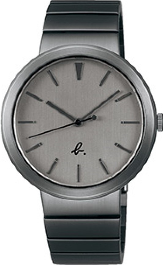 萬年鐘錶 - agnes b.   經典黑灰腕錶  BH8057X1   /  VJ21-KTF0N  錶徑 38 MM