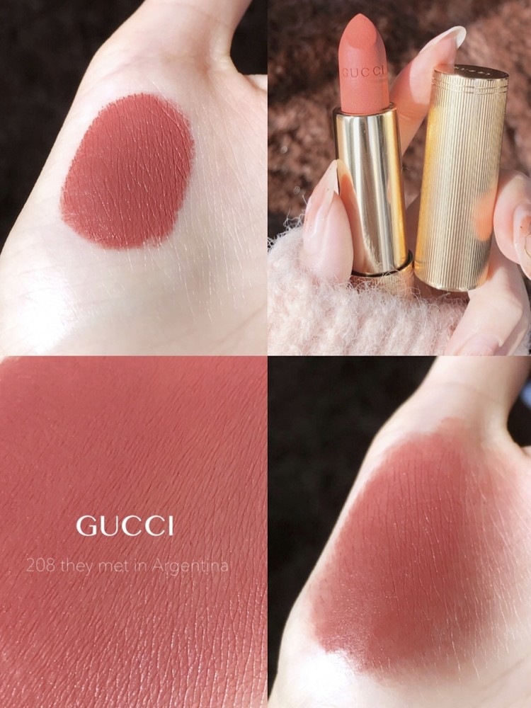 gucci matte lipstick 208
