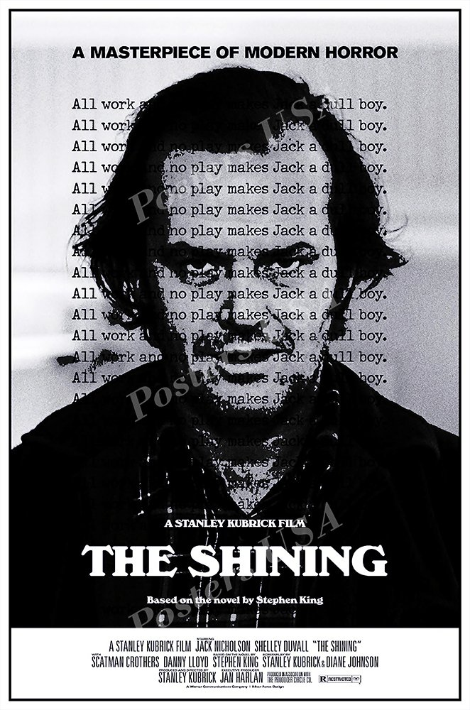 鬼店 The Shining (1980) 美國原裝進口捲筒海報 62 x 92cm