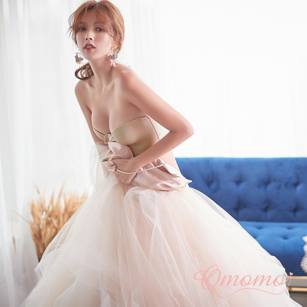 【Super Model】U-Shape Horseshoe Corset Bra (Beige)