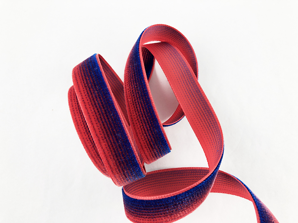 Kuny瑞士漸層天鵝絨帶/雙色漸層16mm