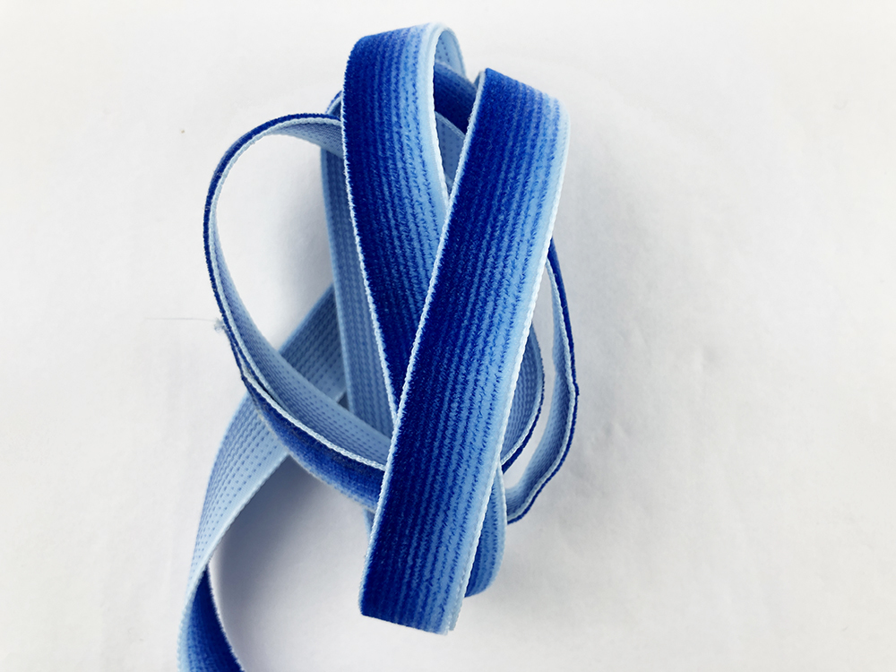 Kuny瑞士漸層天鵝絨帶/雙色漸層16mm