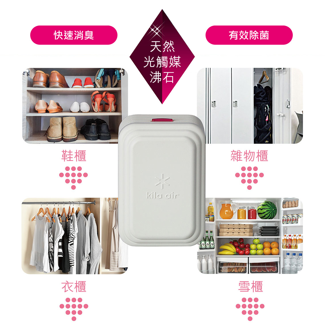 Kila Air 光觸媒除菌消臭器