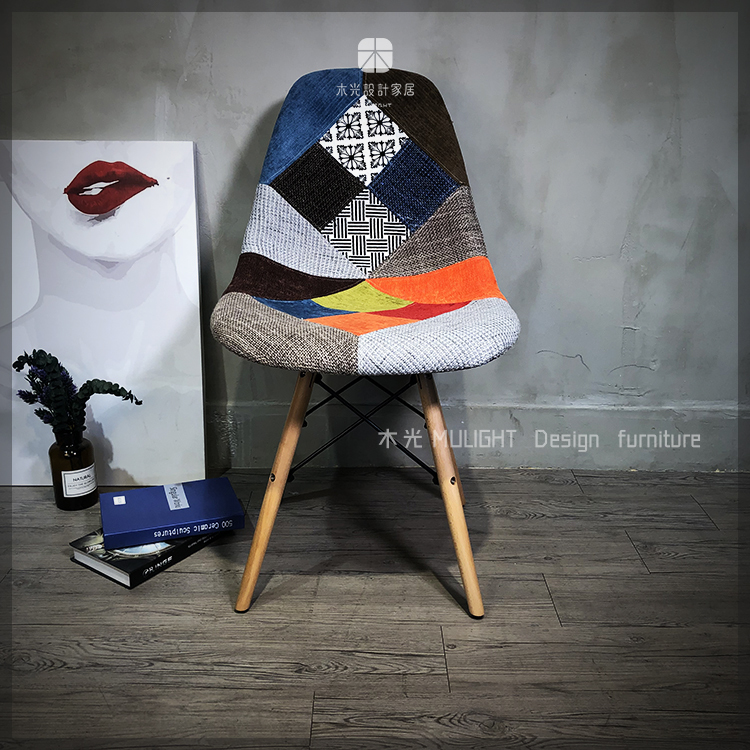 限時優惠-Eames復刻彩布餐椅(剩1張)