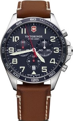 萬年鐘錶 - VICTORINOX SWISS ARMY 瑞士維氏  野戰部隊計時男錶      241854   錶徑 : 42mm