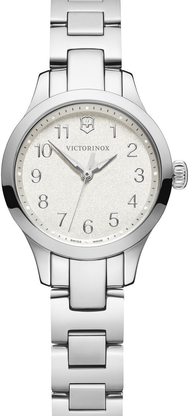 萬年鐘錶 - VICTORINOX SWISS ARMY 瑞士維氏 經典316L不鏽鋼女錶  241840  錶徑28mm