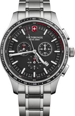 萬年鐘錶 - VICTORINOX SWISS ARMY 瑞士維氏  Alliance Sport 計時碼錶  男錶 241816  錶徑44mm