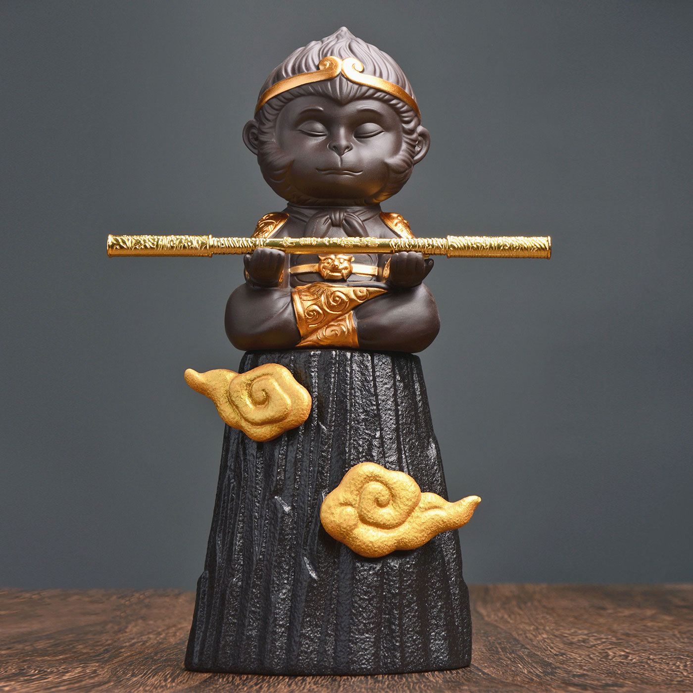 傳藝工坊- 『花果山底座/ 筆筒』孫悟空齊天大聖系列