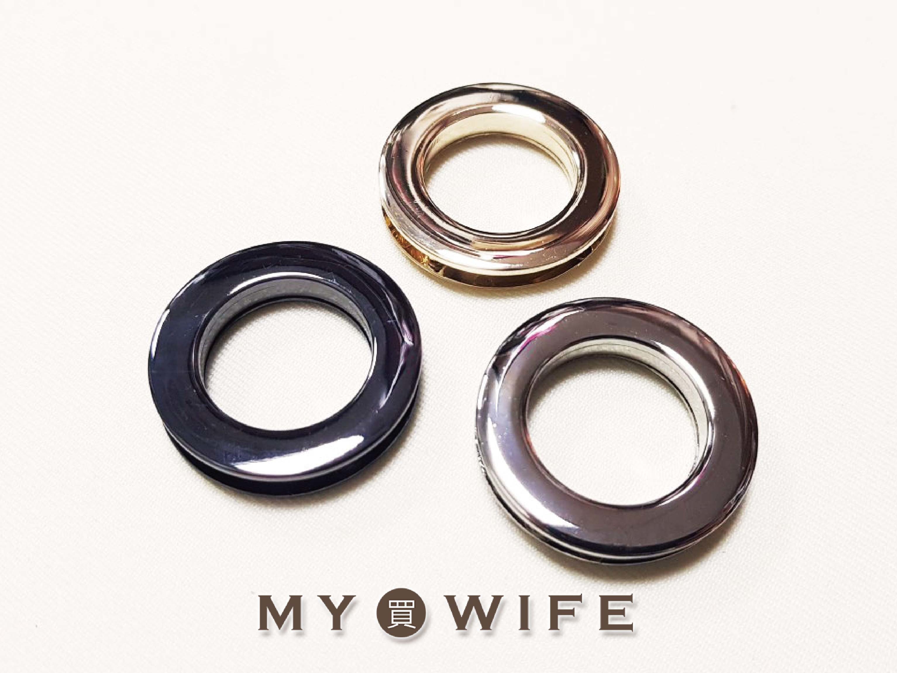 6分(20mm)圓型合金雞眼_3色【TL-C0405】