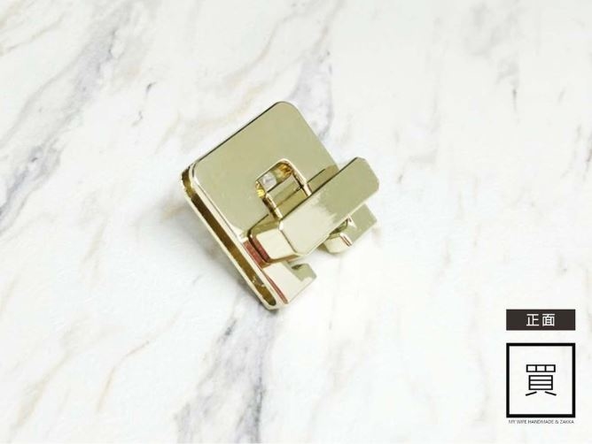 24x27mm合金轉鎖扣_2色【GY-8459】