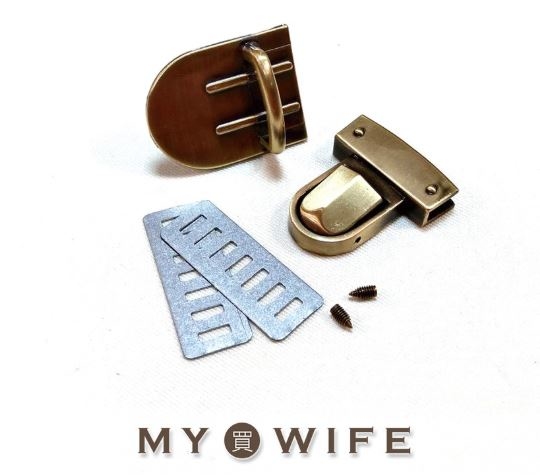 30*45mm合金書包扣_4色【GY-8104】