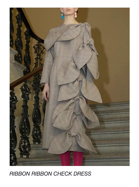 HEAVEN PLEASE|RIBBON RIBBON CHECK DRESS