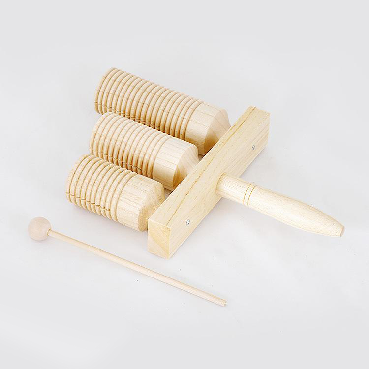 ORFF 奧福樂器 高品質 高中低木魚 刮弧木魚(含刮棒) 梆子 S006-1兒童樂器 打擊樂器