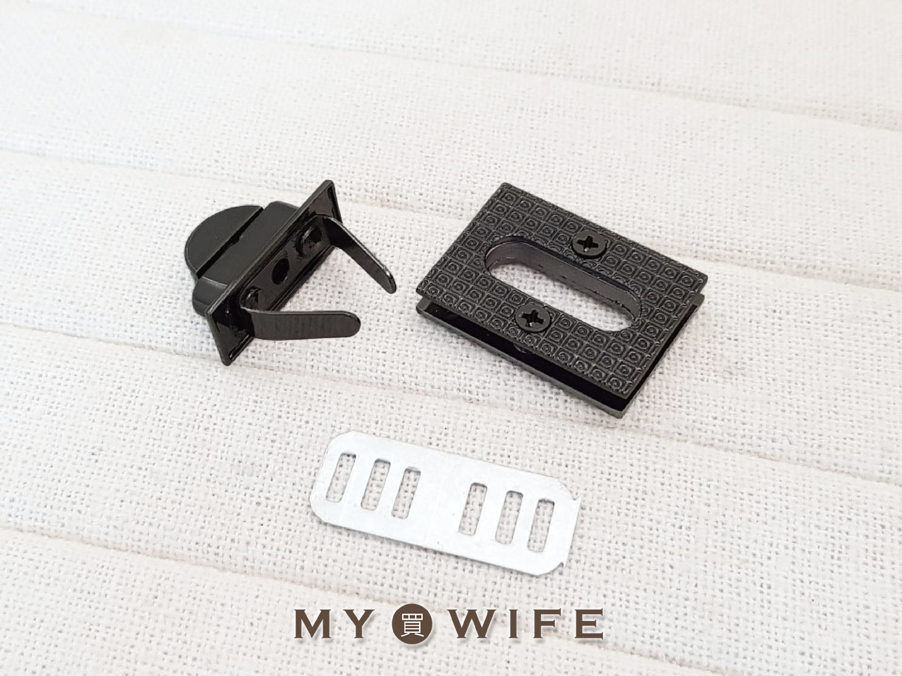 30*22mm合金轉轉鎖扣_2色【GY-9029】