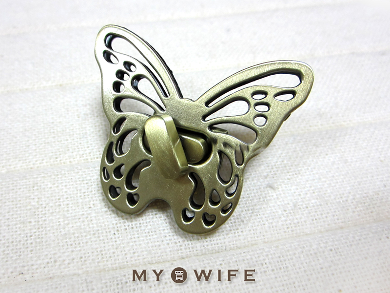 50*40mm蝴蝶轉鎖扣_4色