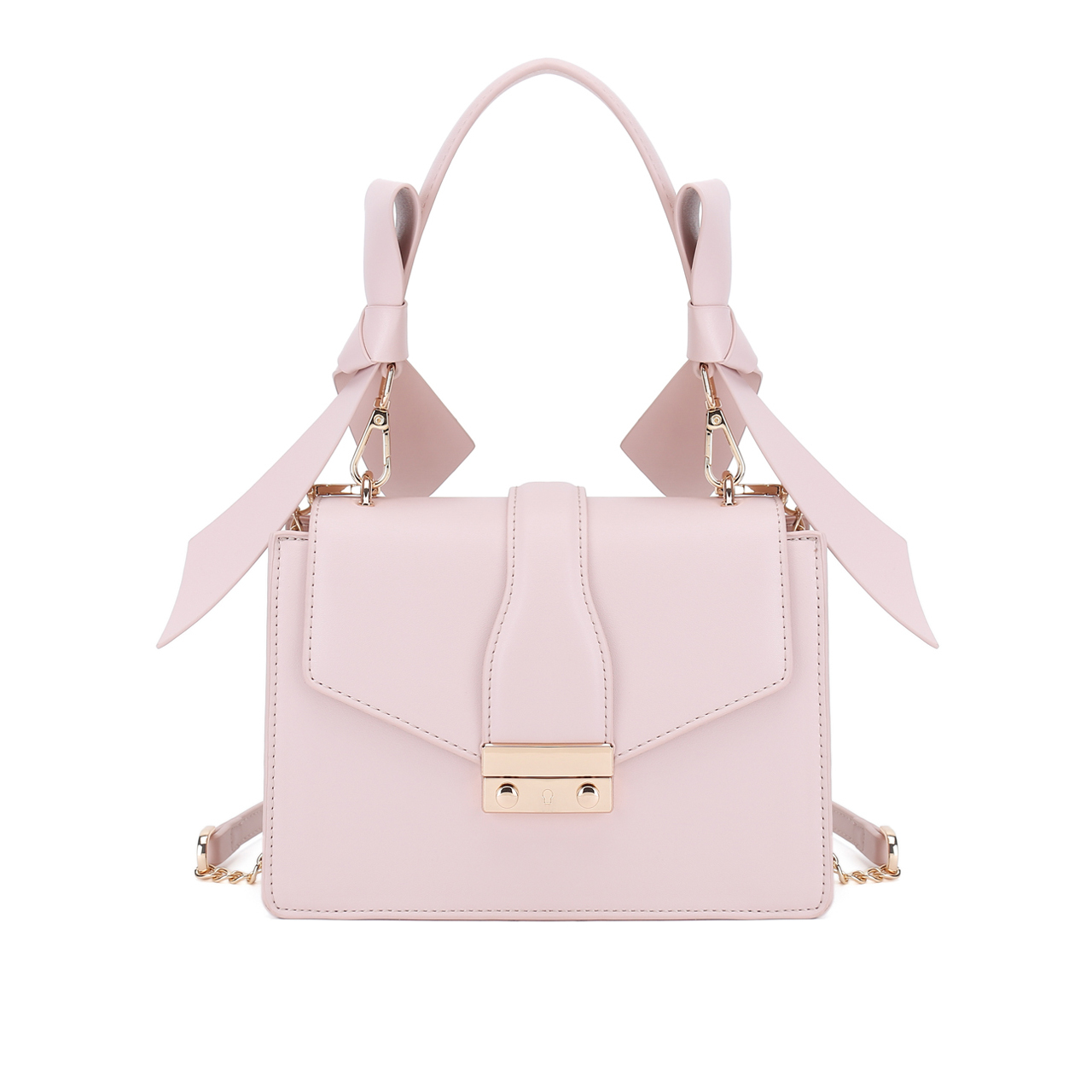 Fancy Bow Bow Handle Shoulder Bag