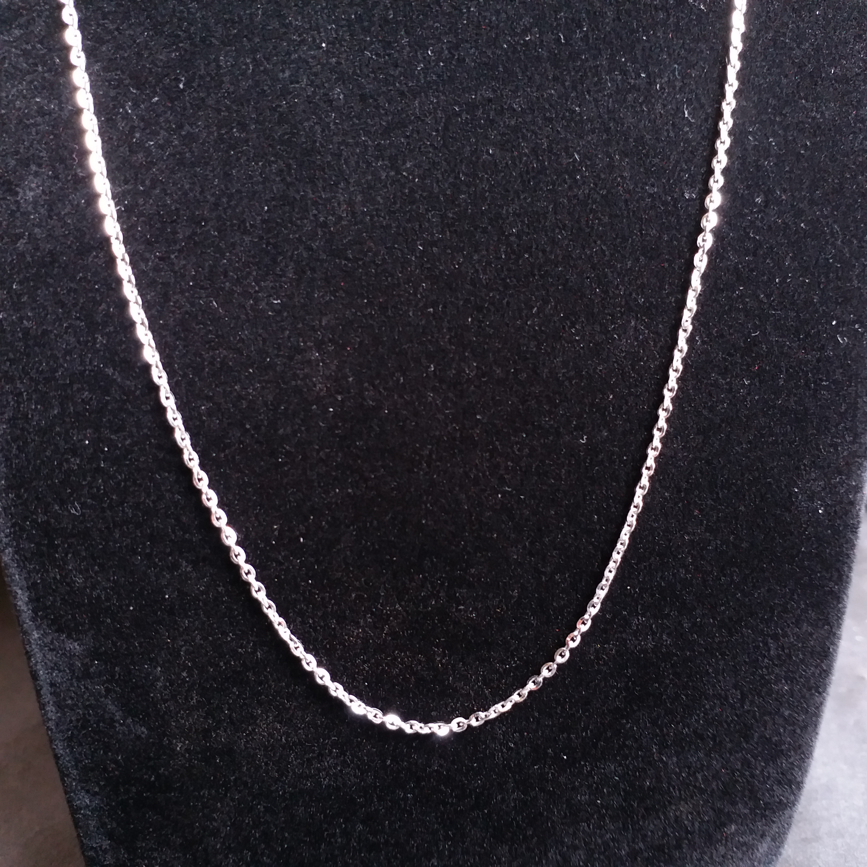 S3 意大利蕭邦925銀鏈，鍍18K金(銀色)