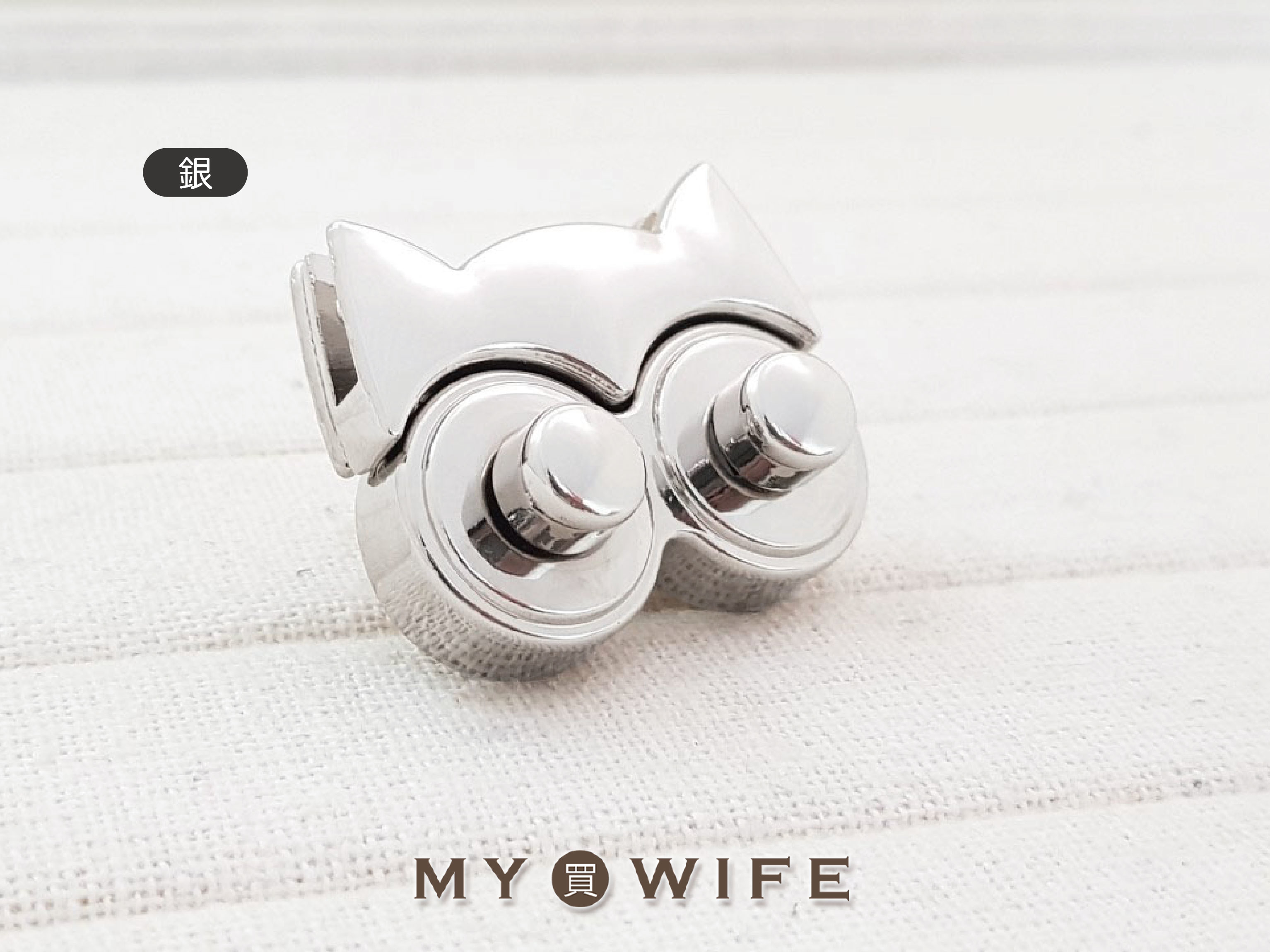 32*40mm貓頭鷹鎖扣_3色【YR-18057】