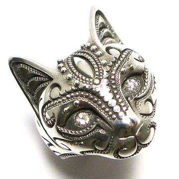 BBM 貓戒（Diamond eyes, Oxidized）