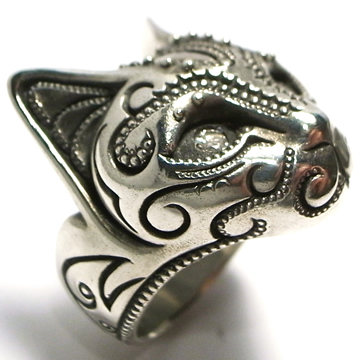 BBM 貓戒（Diamond eyes, Oxidized）