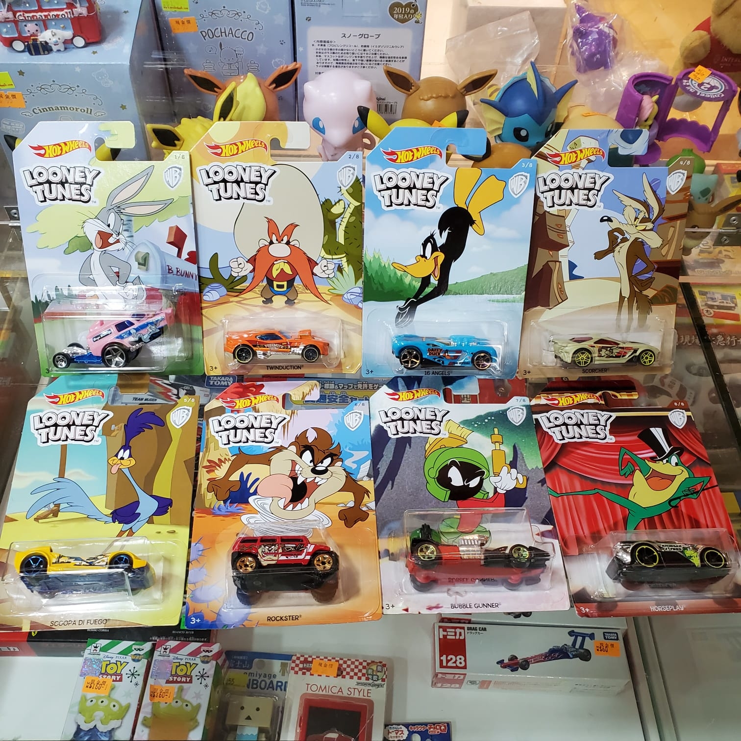 全新 1:64 HOT WHELS COLLECTION - Looney Tunes 全8種