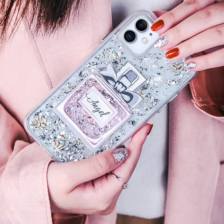 女士淡香貝拉殼 - (訂製名字) iPhone客製化手機殼